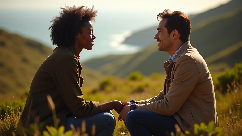 Pessoas partilhando histórias num círculo de confiança